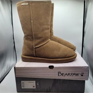 Nwt Bearpaw Eva Hickory Brown Boots Size 8